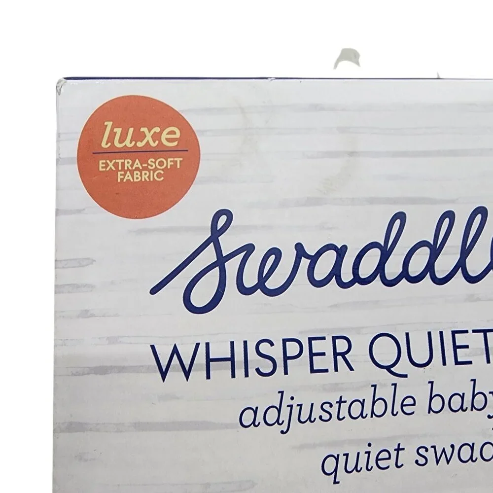 Swaddle Me Luxe Whisper Quiet Adjustable Wrap 2 Pack Pink Sun Size S/M